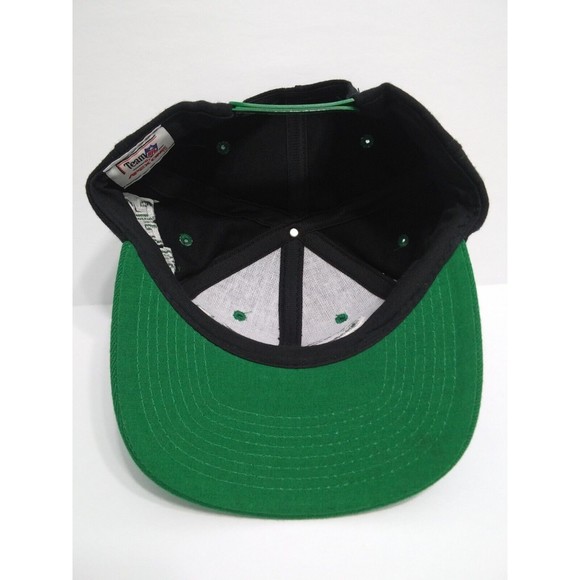 Philadelphia Eagles Apex One Snapback Vintage 90s Hat Cap NFL Black Green - Picture 8 of 11